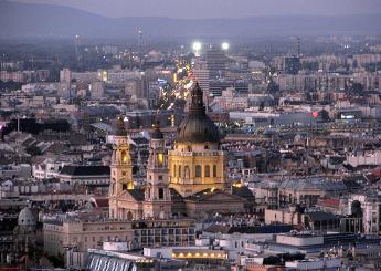 Panoramic view over Budapest
