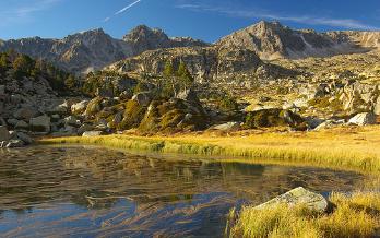 Lake in Andorran mountains