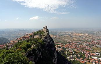 Panoramic view of San Marino
