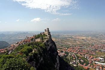 Panoramic view of San Marino