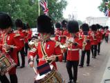 Royal guards parade