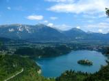View of Lake Bled in Slovenia