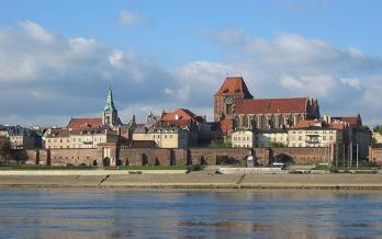 Panoramic view of Torun
