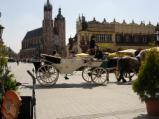 View of the old town of Krakow