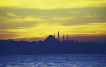 Mosque at sunset