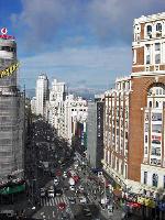 Main street in Madrid