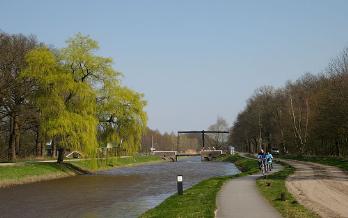 Cycling route in Albergen