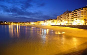 View of Sanxenxo coast